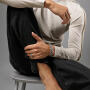 Michel Armreif 925 Silber oxidiert
