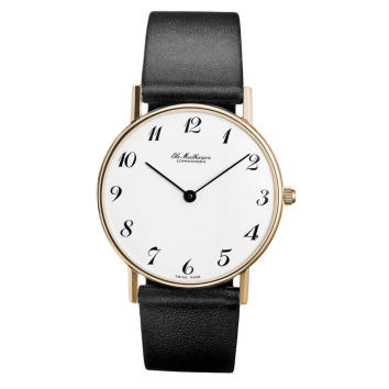 Ole Mathiesen Herren Armbanduhr Ø 33 mm vergoldet