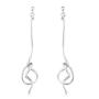 Forget-Me-Knot Ohrringe 925 Silber