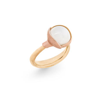 Lotus Ring No.2 750 Gelb- und Roségold mit...