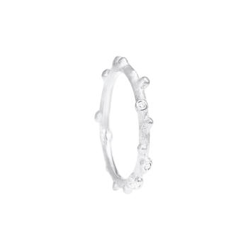 Nature Ring 750 Weißgold  mit Brillanten