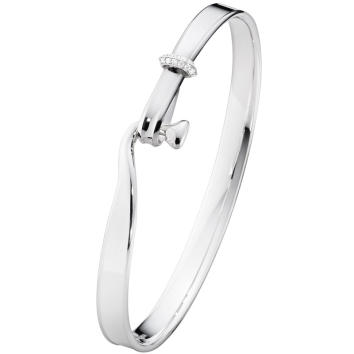 GJ Torun Armreif 925 Silber mit Brillanten