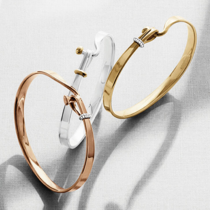 GJ Torun Armreif 750 Gelbgold mit Brillanten