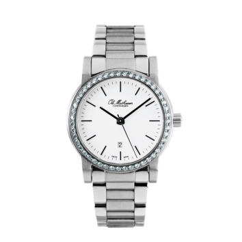OMS Damen Armbanduhr Ø 30 mm mit Brillanten